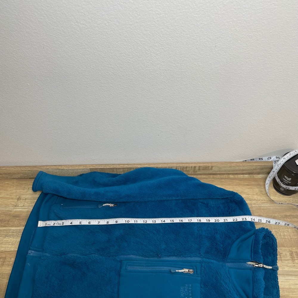 Mountain Hardwear Zip Polartec Thermal Pro Fleece Jacket Teal Blue Women Small - Picture 8 of 8